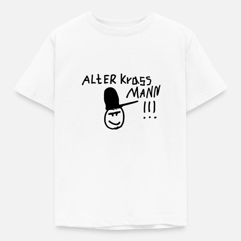 Krassmann - Kinder T-Shirt - Weiß
