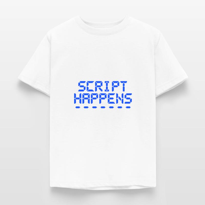 Le script de programmation informatique se produit Programmeur T-shirt Enfant