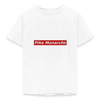 Pike Monarchs - Kinder T-Shirt - Weiß - Vorne - AI Model Kid Male (0cm)