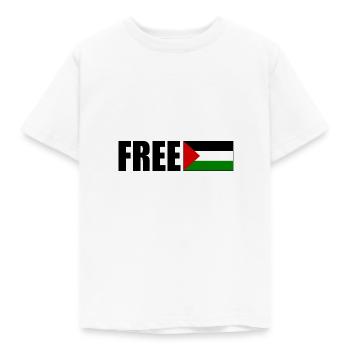 Free palestine - Kids' T-Shirt - white - Front - AI Model Kid Male (0cm)