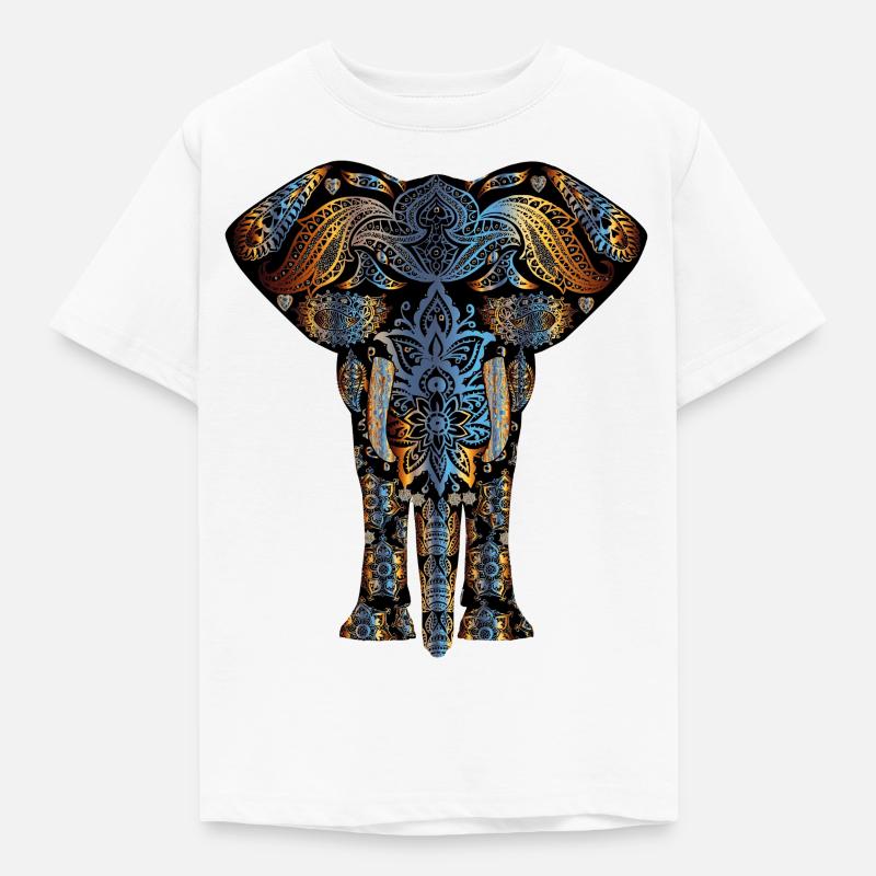 éléphant - T-shirt Enfant - blanc