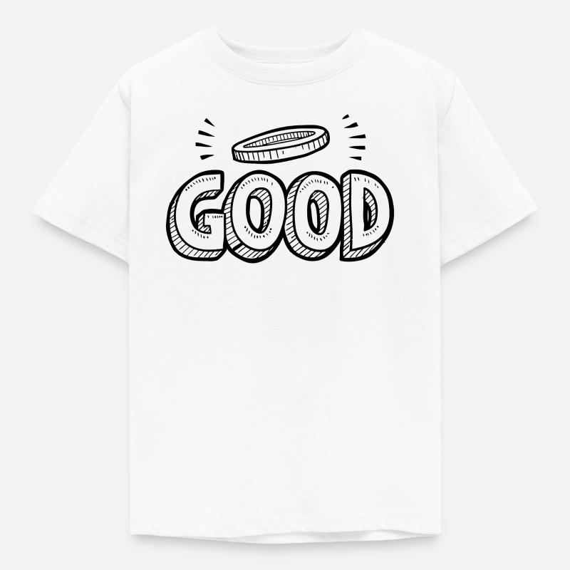 tout simplement bon et BON - T-shirt Enfant - blanc