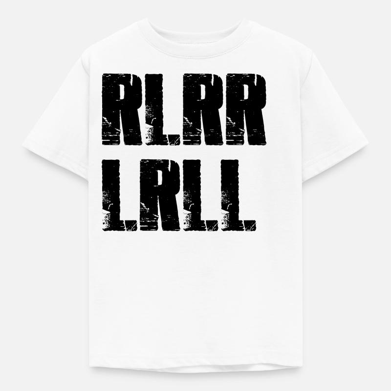 Paradiddle drummer - Kids' T-Shirt - white