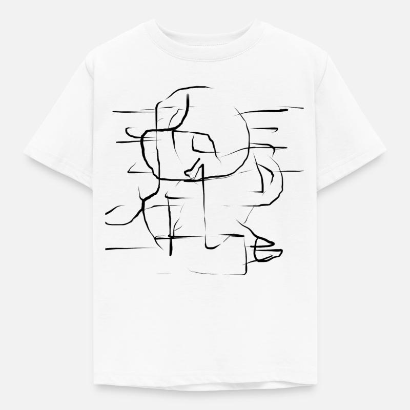 Pattern 1 - Kids' T-Shirt - white