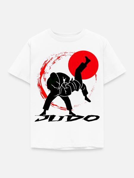 Judo - Kinder T-Shirt - Weiß