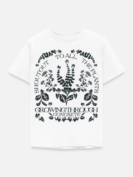 EIN GRÜSSEN AN ALLE PFLANZEN - Kinder T-Shirt - Weiß