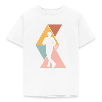 runner - Kids' T-Shirt - white - Front - AI Model Kid Male (0cm)
