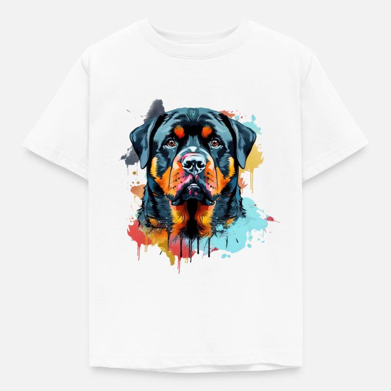 Rottweiler - Kinder T-Shirt - Weiß