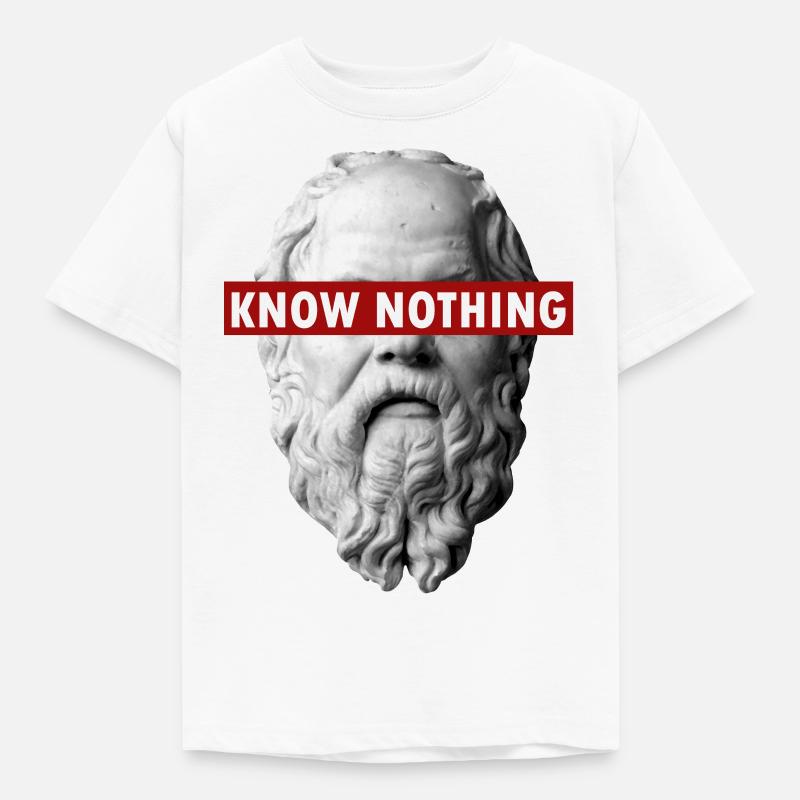 NE SAIS PAS NOS SOCRATES - T-shirt Enfant - blanc
