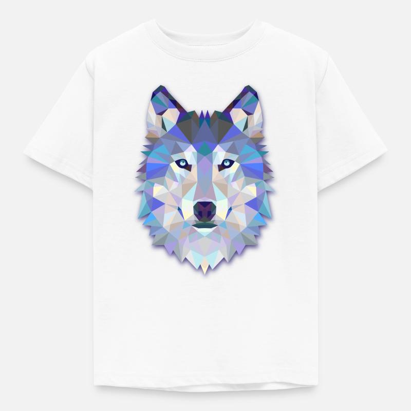 Wolf - Wolf - Kids' T-Shirt - white