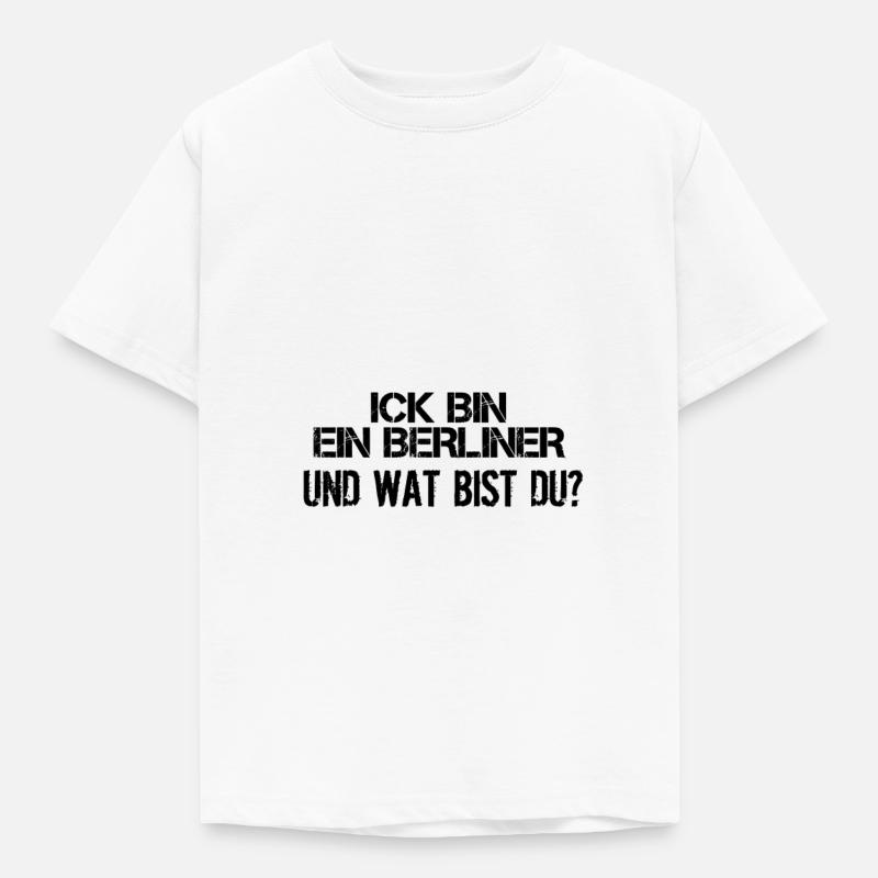 Ick bin ein Berliner - Kinder T-Shirt - Weiß