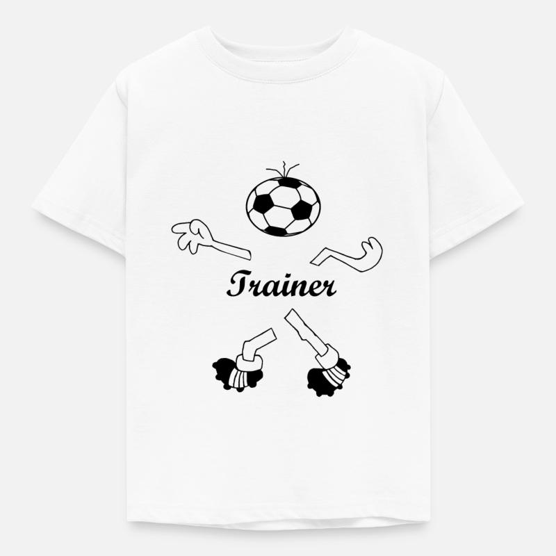 Trainer - Kinder T-Shirt - Weiß