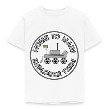 L’aventure martienne - T-shirt Enfant - blanc - Devant - AI Model Kid Male (0cm)