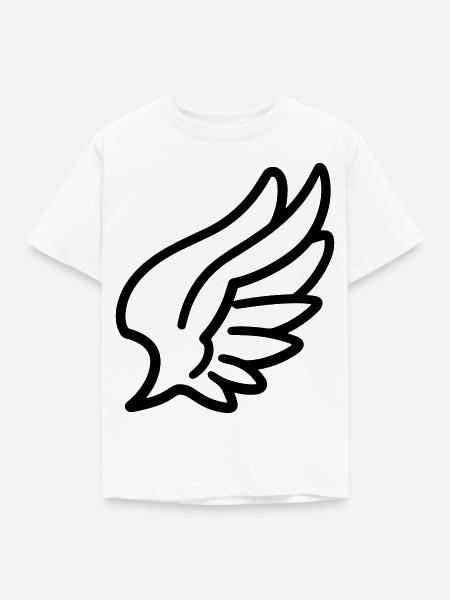 Engelsflügel - Kinder T-Shirt - Weiß