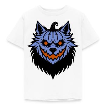 The Werewolf Pumpkin Hybrid - Kids' T-Shirt - white - Front - AI Model Kid Male (0cm)