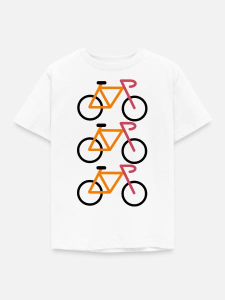 Bicycle - Kinder T-Shirt - Weiß