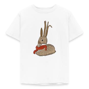 Adorable reindeer - Kids' T-Shirt - white - Front - AI Model Kid Male (0cm)