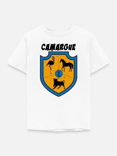 Camargue - Kinder T-Shirt - Weiß