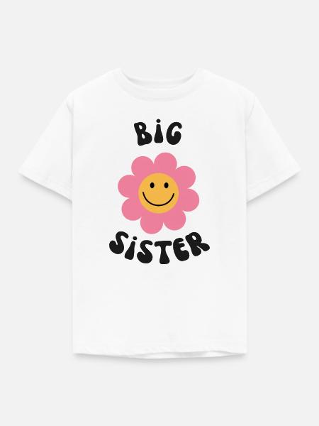 große Schwester - Kinder T-Shirt - Weiß