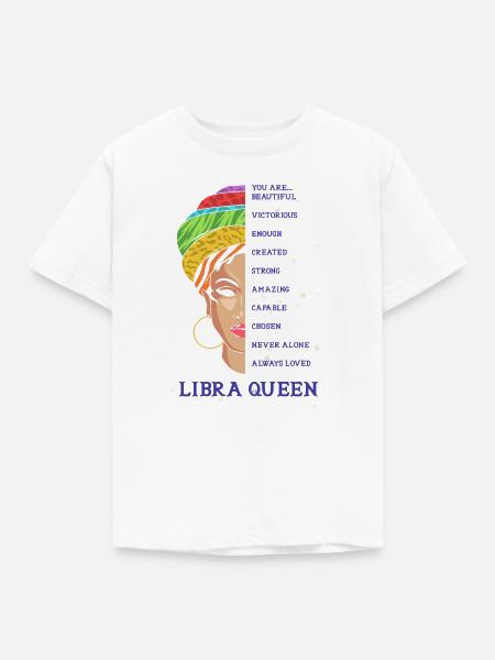 Sternzeichen Waage - Kinder T-Shirt - Weiß