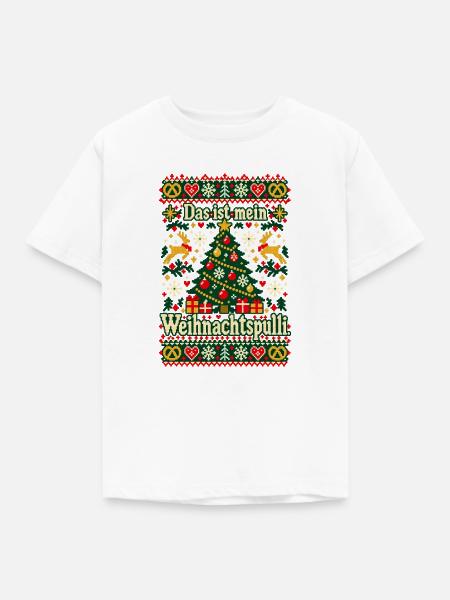 Das ist mein Weihnachtspulli - Kinder T-Shirt - Weiß
