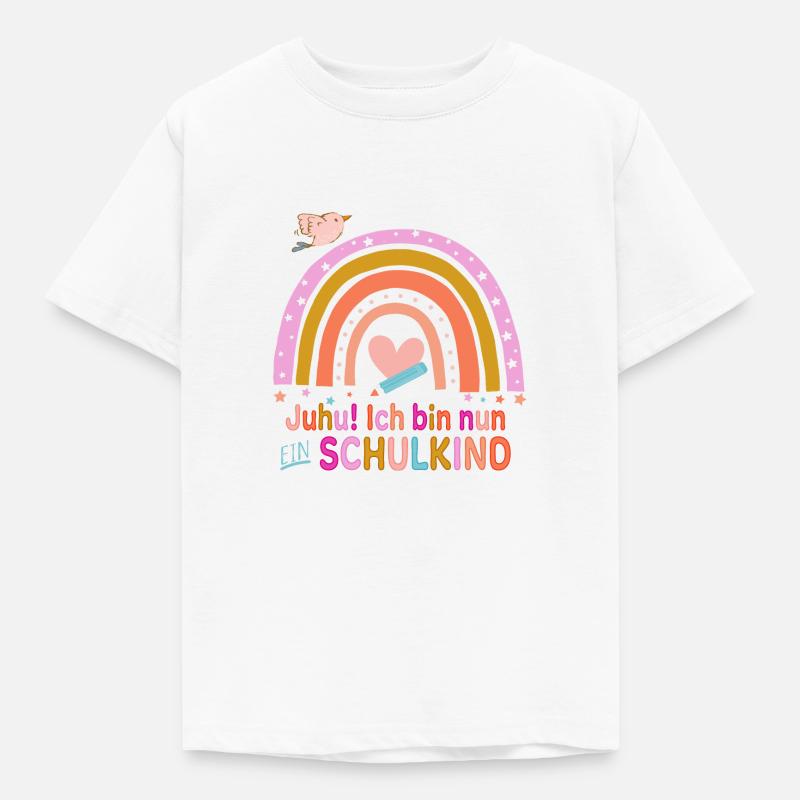 Schulstart - Kinder T-Shirt - Weiß