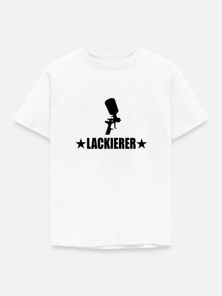 Lackierer - Kinder T-Shirt - Weiß