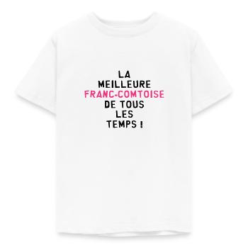 Franche-comté / Franc-Comtois / Franc-Comtoise - T-shirt Enfant - blanc - Devant - AI Model Kid Male (0cm)