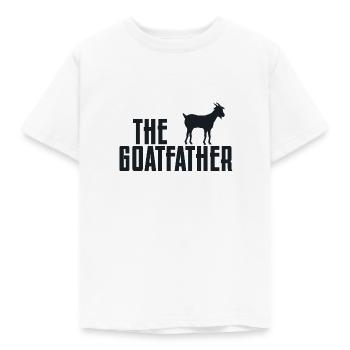 Ziegenvater Lustiges Tier des Ziegenvaters Liebhaber - Kinder T-Shirt - Weiß - Vorne - AI Model Kid Male (0cm)