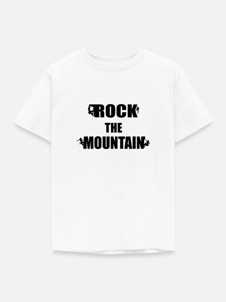 Bergsteiger - Kinder T-Shirt - Weiß