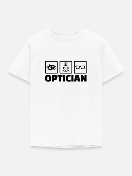 Optiker - Kinder T-Shirt - Weiß