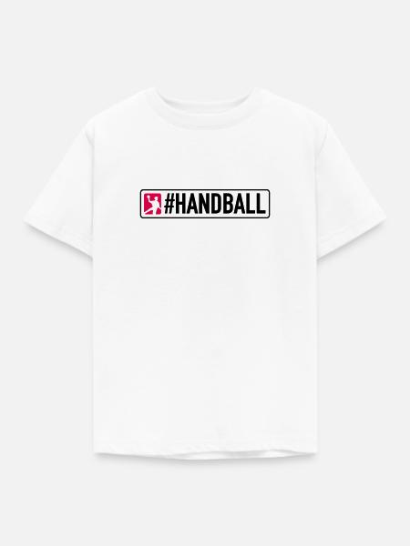 #HANDBALL - Kinder T-Shirt - Weiß