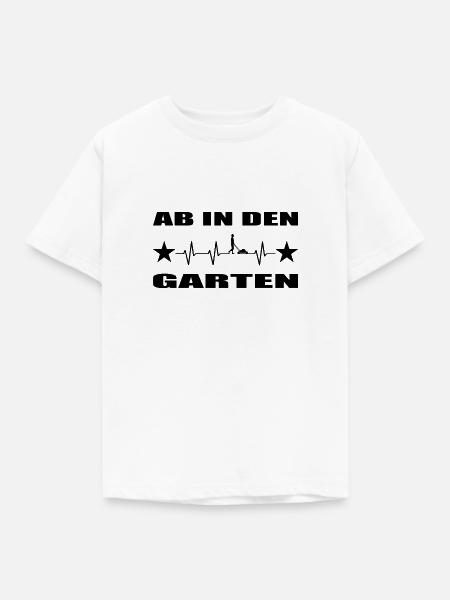 Garten - Kinder T-Shirt - Weiß