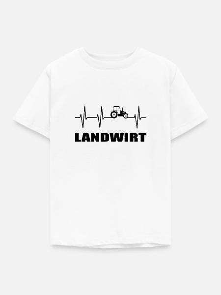 Traktor - Kinder T-Shirt - Weiß