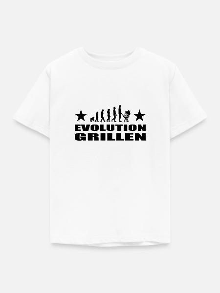 BBQ - Kinder T-Shirt - Weiß