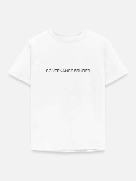 Contenance Bruder - Kinder T-Shirt - Weiß
