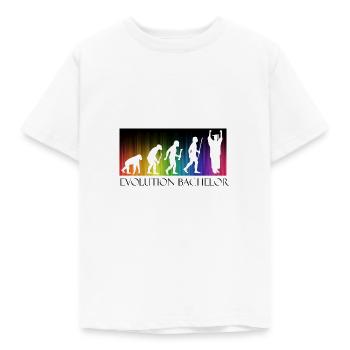 Evolution Bachelor - T-shirt Enfant - blanc - Devant - AI Model Kid Male (0cm)