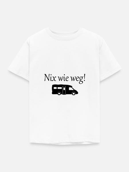 Camping - Kinder T-Shirt - Weiß
