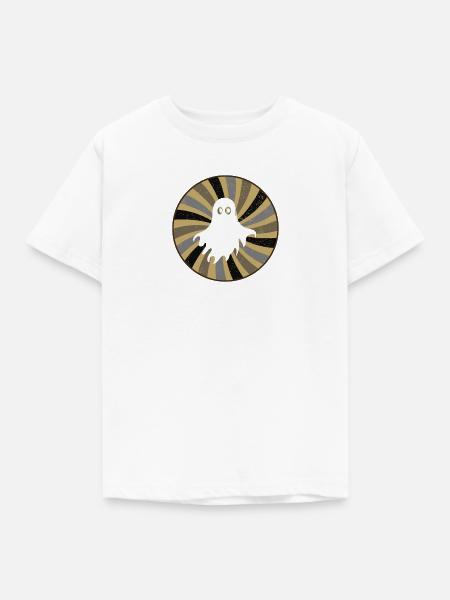 Gespenst Spuk - Kinder T-Shirt - Weiß