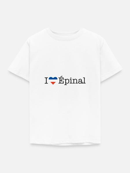 I love Épinal - Kinder T-Shirt - Weiß
