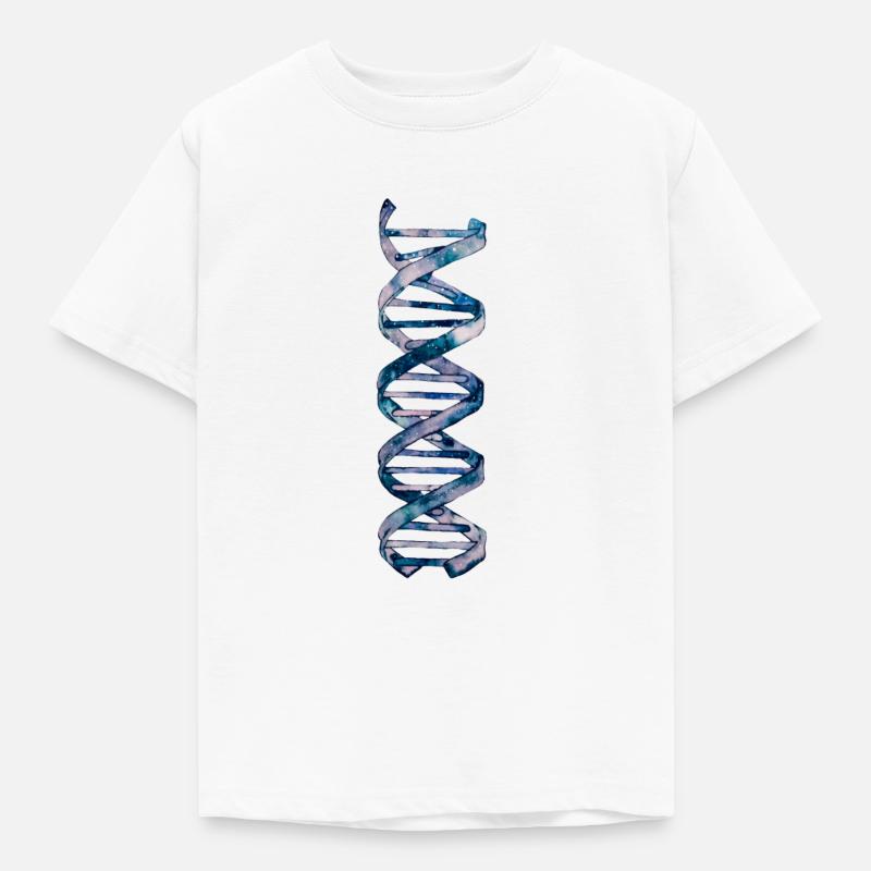 DNA DNS - Kinder T-Shirt - Weiß
