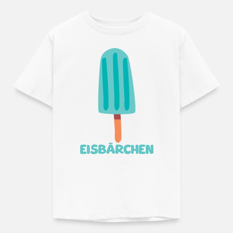Eisbärchen Eis - Kinder T-Shirt - Weiß
