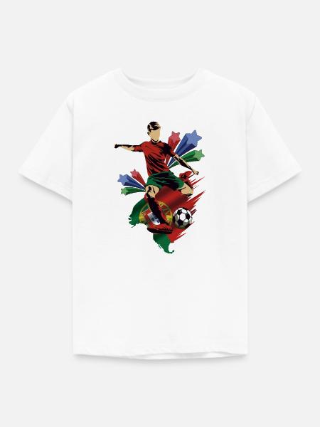 Portugal - Portugal - Flaggen - Kinder T-Shirt - Weiß