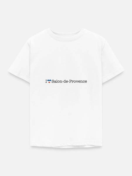 I love Salon de Provence - Kinder T-Shirt - Weiß