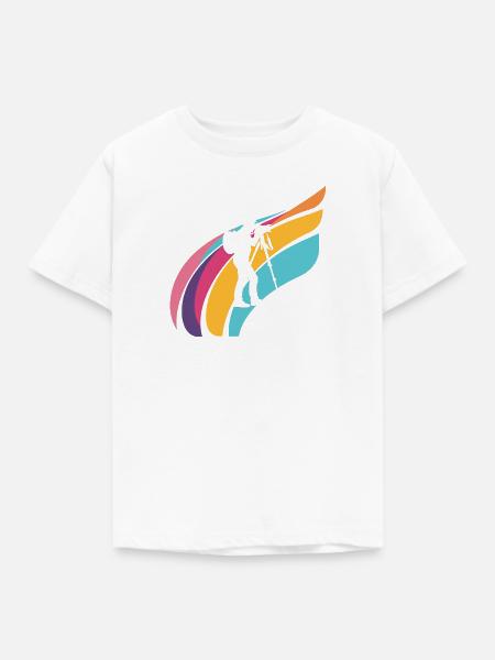 Fotograf Objektiv Digitalkamera - Kinder T-Shirt - Weiß
