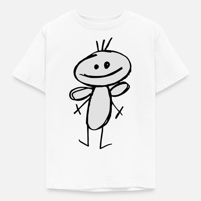 Mr Fly - Kinder T-Shirt - Weiß
