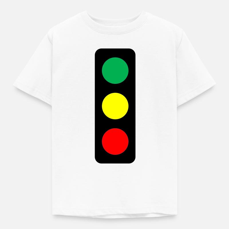 Ampel - Kinder T-Shirt - Weiß
