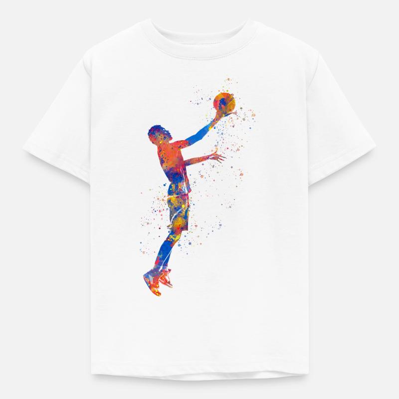 Basketteur - T-shirt Enfant - blanc