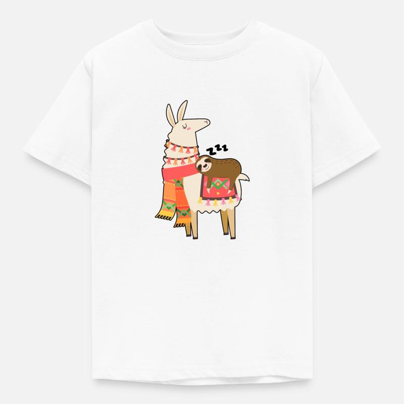 Funny Sloth Quotes - Kinder T-Shirt - Weiß