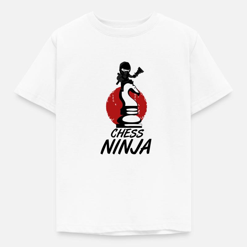 schach - Kinder T-Shirt - Weiß